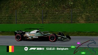 F1 23  Carrera Profesional de Mi Equipo de F1 en Español  S1E13  Belgium [upl. by Casavant]