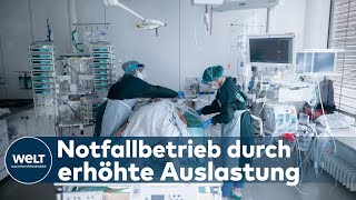 INTENSIVSTATIONEN CoronaKrise  Krankenhäuser verschieben wieder Eingriffe wegen Covid19 [upl. by Tommie]