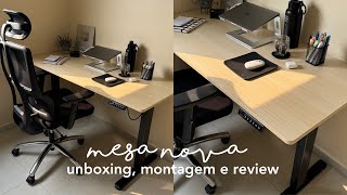 A MESA NOVA CHEGOU unboxing montagem amp review  Comfy ErgoLift [upl. by Enilekaj]