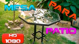 Mesa para patio  Garden table [upl. by Notniv]