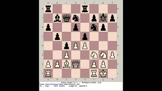 Azarov Sergei vs Rodrigues Camilo  World Chess U12 1995 Disney Paris France [upl. by Fabrianna]