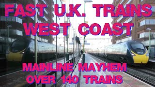 Fast UK TrainsWest Coast Mainline Mayhem [upl. by Kired]