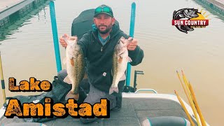 You wont believe this finish  E1 Bass Tournament on Lake Amistad during the prespawn [upl. by Emmalee]