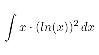 Integral of xlnx2 by parts  by parts [upl. by Elish529]