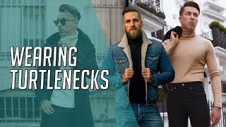 How Wear and Style Turtlenecks  5 Ways to Wear Turtlenecks [upl. by Amalbergas]