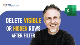 Delete Hidden or Visible Records after Applying Filter in Excel [upl. by Gut897]