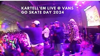 Kartellem Live  Vans Go Skate Day 2024 FULLSET [upl. by Nets]