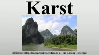 Karst [upl. by Goulder]