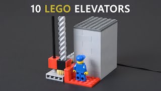 Building 10 Lego Elevators [upl. by Haggar]