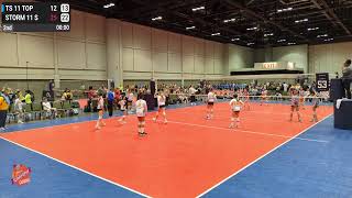 Top Select 11 Top Vs Texas Storm 11 Smack  Sunshine Volleyball Classic 2023 34 [upl. by Muhcon]