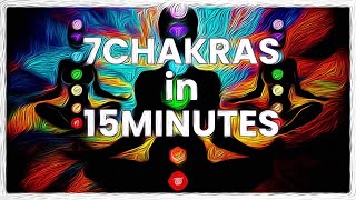 7 Chakras 15 Min very intense exercise daily Mantra Chanting Meditation LAM VAM RAM YAM HAM OM AUM [upl. by Feinleib]