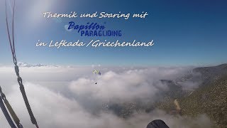 Gleitschirmfliegen in Griechenland Papillon Paragliding Lefkada [upl. by Haywood585]