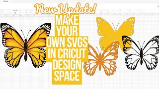 🚨 MUST SEE CRICUT UPDATE  MAKE YOUR OWN SVG IMAGES IN CRICUT DESIGN SPACE 🚨PNG TO SVG CONVERTER [upl. by Klapp962]