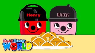 Hot Cross Buns  Henry Hoover World Nursery Rhymes amp Kids Songs [upl. by Teresita]