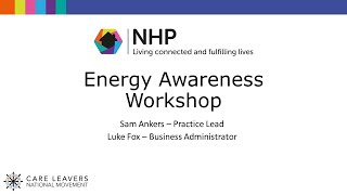 NHP  CLNM Energy Awareness Workshop [upl. by Hofmann]