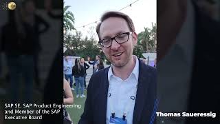 QampA with Thomas Saueressig SAP SE SAP Product Engineering and Member of the SAP Executive Board [upl. by Bathulda]