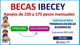 🥇 Becas IBECEY Programa de Becas Económicas 20222023 Apoyo de becas para Primaria y Secundaria 🥇 [upl. by Eninnaej756]