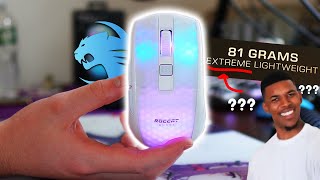 Roccat Burst PRO Air Mouse ReviewNEW CAMERA [upl. by Mariska]