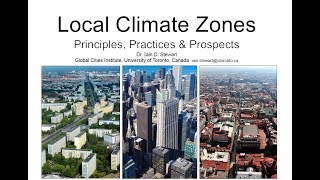 Local Climate Zones Principles Practices and Prospects [upl. by Elpmet]