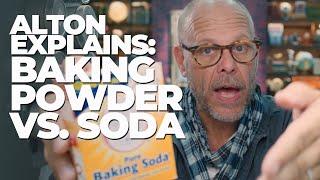 Baking Soda vs Baking Powder EXCLUSIVE  Good Eats The Return with Alton Brown  Food Network [upl. by Gignac]