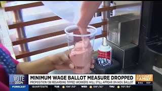 Minimum wage ballot measure dropped 2nd proposal likely to stay [upl. by Aerdnuahs]