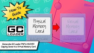 Gamecube GC Loader PNP Copying Saves to a Virtual Memory Card with Swiss amp SD2SP2  How To Guide [upl. by Einnoc]