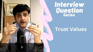 Commonly Asked NHS Interview Question Trust Values [upl. by Linnette]