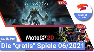 Stadia Pro Die quotgratisquot Games für Juni 2021 [upl. by Arbe278]