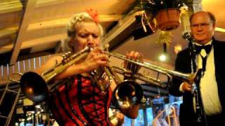 Gunhild Carling plays three trumpets at the same time [upl. by Adrial216]