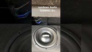 sundown audio 300rms 8in car sundownaudio [upl. by Hayward]