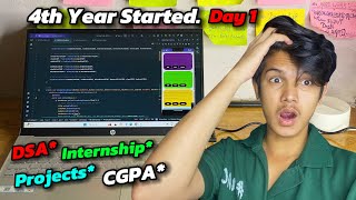 DAY 1 Of Final Year  DAY 6 OF quotINTERNSHIPquot 😍🤑Study Vlog [upl. by Eidac]