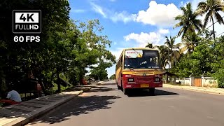 4K  UHD  🔥 State Highway 11 Kerala 🔥 Scenic Drive 🔥 Alappuzha  Changanassery Rd India🔥 60 FPS [upl. by Ellicec727]