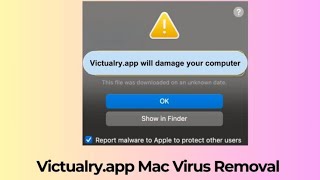 Victualryapp Will Damage Your Computer Mac Virus  Removal Guide [upl. by Bekki]