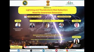 Lightning and Thunderstorm Risk Reduction Need for Awareness Generation  NIDM  MHA [upl. by Larred254]