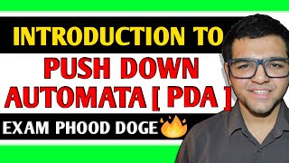 Introduction to Pushdown Automata  PDA  🔥 [upl. by Devitt]