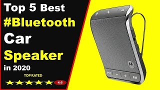 Top 5 Best Bluetooth Car Speakers in 2020 Buying Guide [upl. by Tera393]