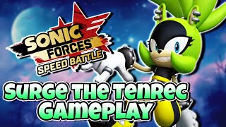 Surge the Tenrec Gameplay  Sonic Forces Speed Battle [upl. by Ecyt]