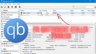 How to Resolve QBittorrent Stalled Issues While Downloading [upl. by Einitsed]