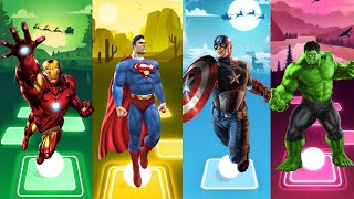 Spiderman Cartoon 🆚 Hulk 🆚 Ironman 🆚 Batman 🆚 Captain America 🎵 Who Will Win⁉️ [upl. by Cicero894]