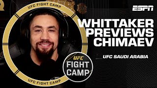 Robert Whittaker says Khamzat Chimaev won’t be ready for the skills he’ll bring  UFC Fight Camp [upl. by Karlan]