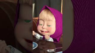 What do I feed the penguin 🤔🍜 TheFoundling MashaAndTheBear Shorts cartoonforkids kids [upl. by Tonia]