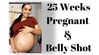 25 Weeks Pregnant  New Diagnosis  Belly Shot  2020 Pregnancy [upl. by Sisenej531]