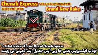 Chenab Express got brand new rake for its privatisation  Lalamusa Junction railway station [upl. by Ares543]