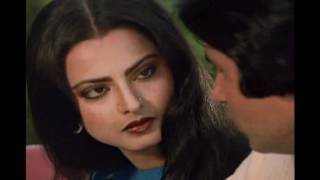 Rekha amp Amitabh  Teri meri [upl. by Anirual]