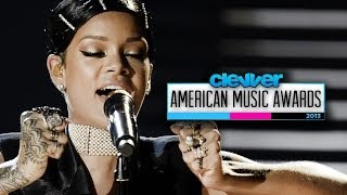 Rihanna quotDiamondsquot Performance amp Wins American Music Awards Icon Award 2013 [upl. by Nina802]