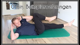 10 min Buikspieroefeningen  Buikspieren workout met Sven OPTIMAVITA [upl. by Bolme]