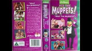 Its the Muppets  quotMeet the Muppetsquot UK VHS 1994 [upl. by Hardan]