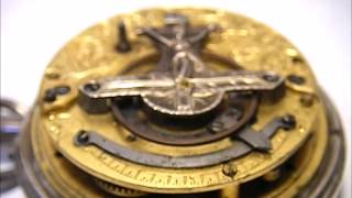 Samson verge fusee pocket watch movement [upl. by Lluj]