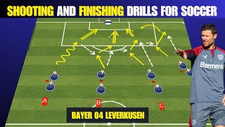 Shooting and Finishing Drills for Soccer  Bayer 04 Leverkusen [upl. by Sheba95]