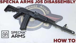 HOW TO SPECNA ARMS SAJ05 EDGE AK  Disassembly for repairs and maintenance [upl. by Russel506]